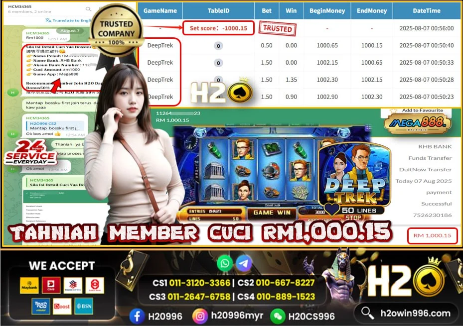 Bukti jackpot-HM5325 Menang Mega888 DeepTrek