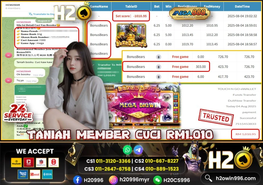 Bukti jackpot-HM5325 Menang Mega888 Game Treasure Isaland