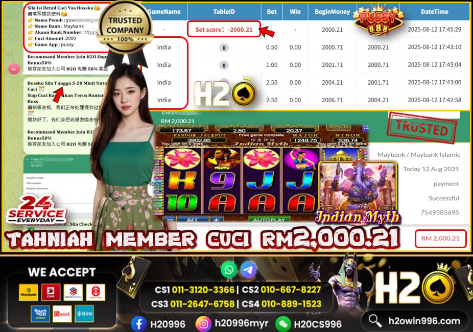 Bukti jackpot India Mega888